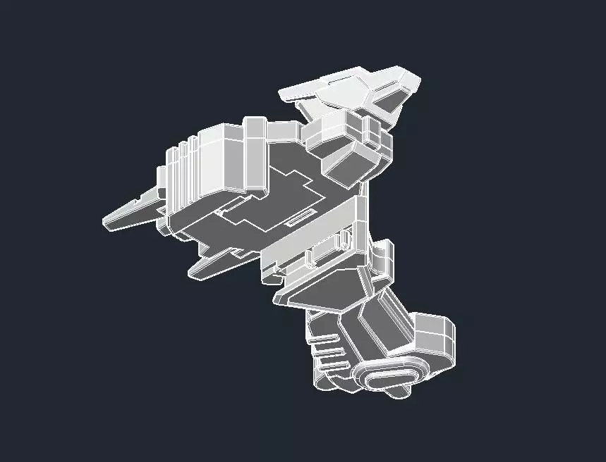 Dragoon Shooter BBX 3D print model_4