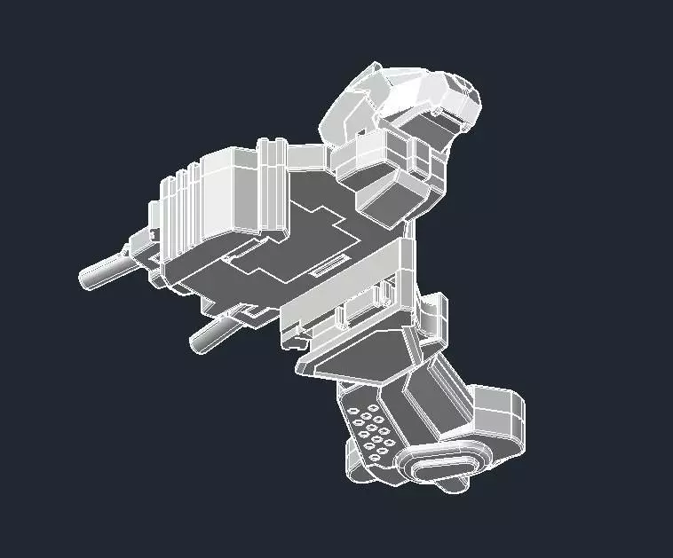 Driger Shooter BBX 3D print model_4
