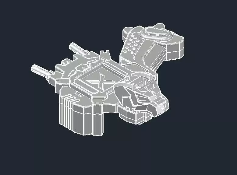 Driger Shooter BBX 3D print model_3