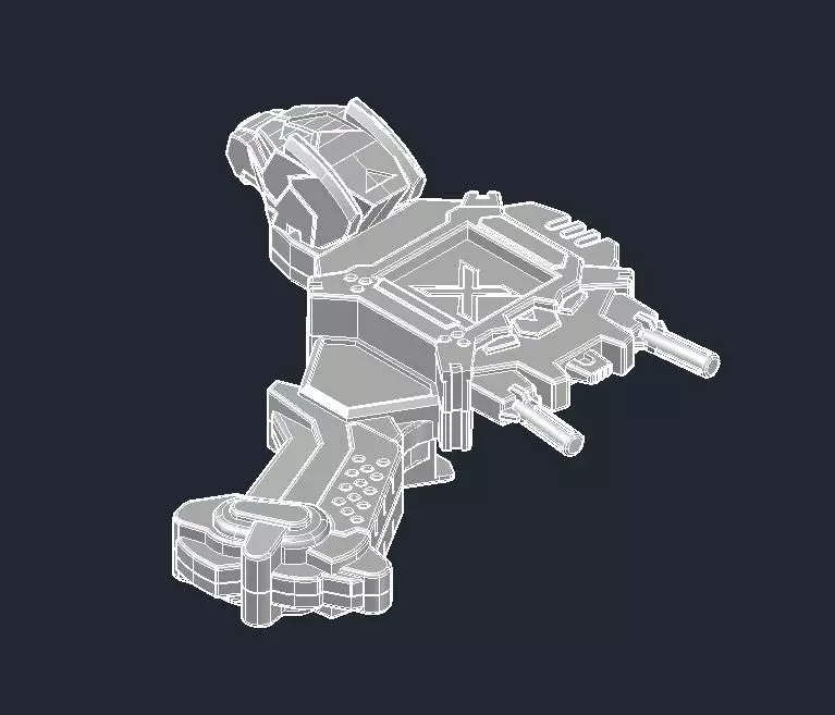 Driger Shooter BBX 3D print model_1