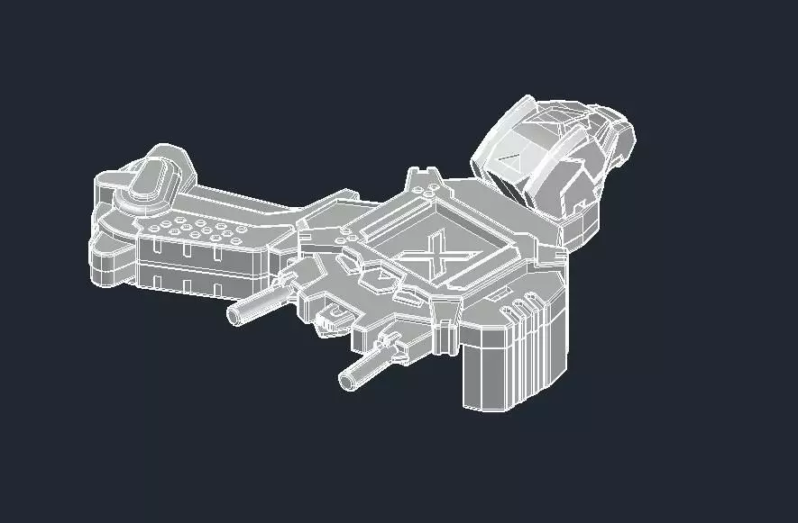 Driger Shooter BBX 3D print model_2