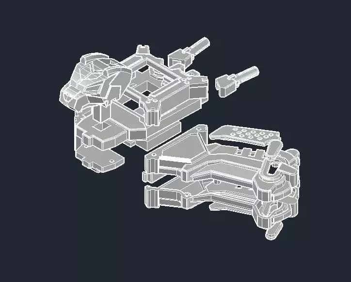 Driger Shooter BBX 3D print model_7