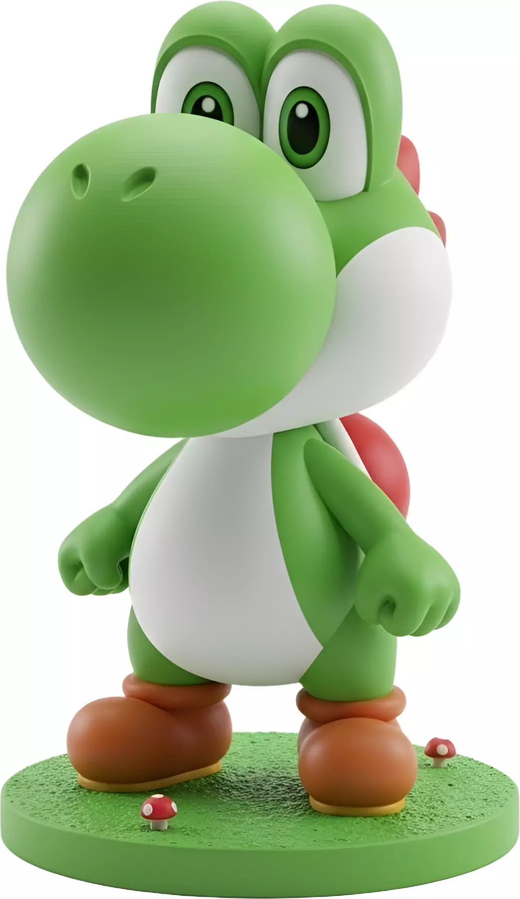 Yoshi Realistic 3D model of the famous character Mario 3D print model_5