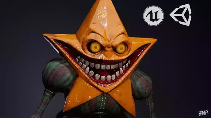 Scary Animatronic game character for Horror games