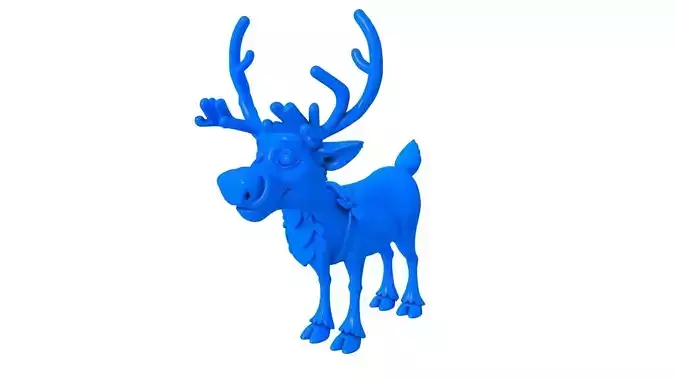 Adorable Cartoon Reindeer - Reindeer For Christmas 