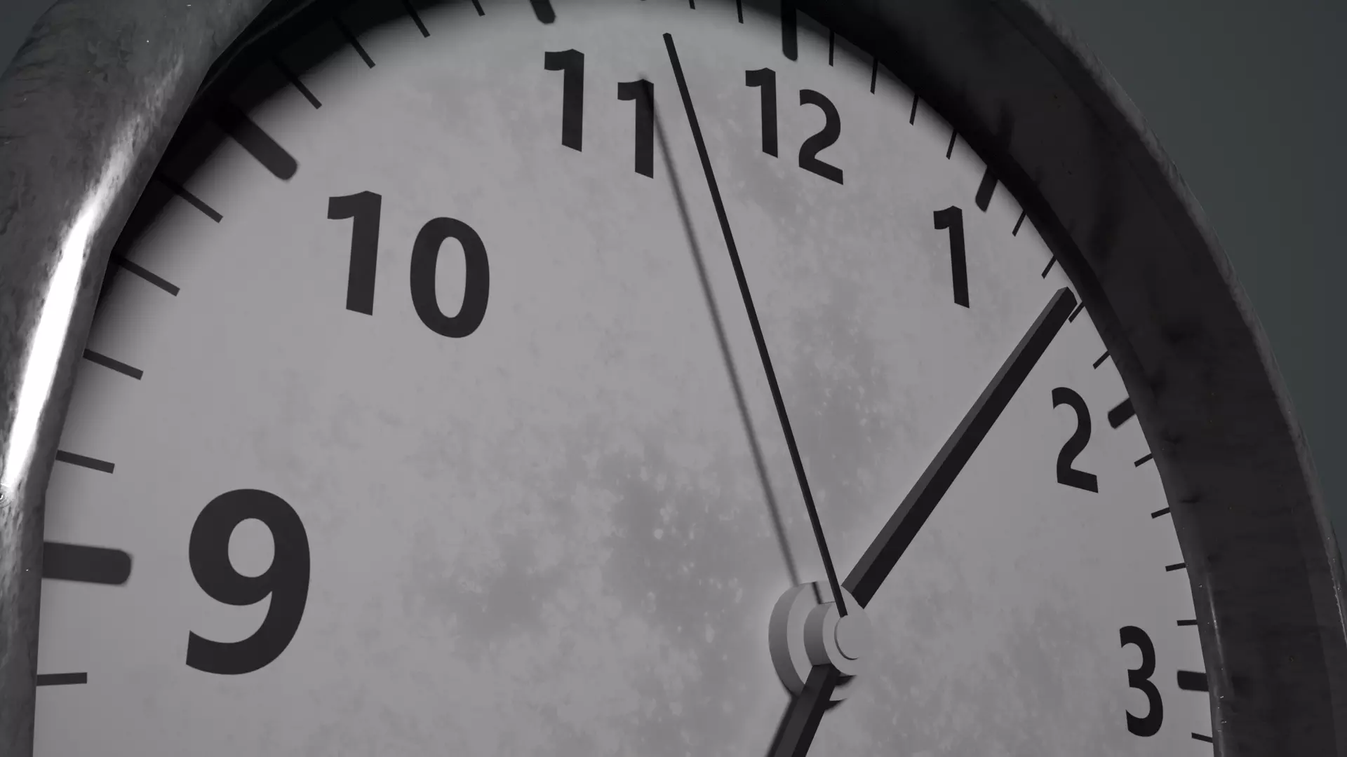 Wall Clock Low-poly 3D model_6