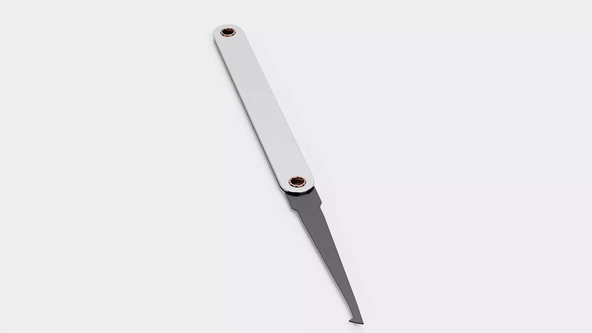 Lockpick V2 - Pyramid Tip Steel Pick Handtool 3D model