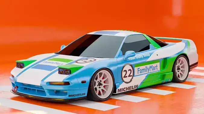 Honda NSX with custom Livery