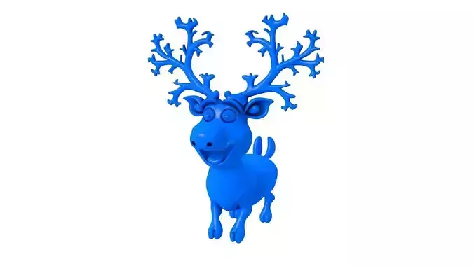 Adorable Cartoon Reindeer -  Reindeer For Christmas 