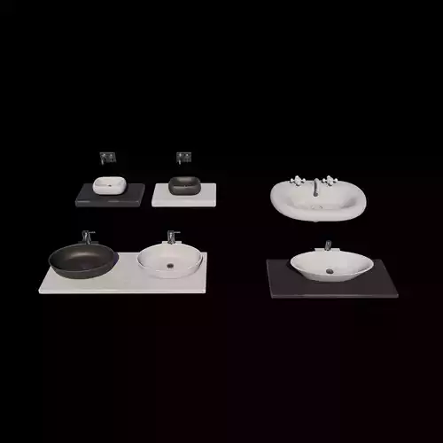 Bathroom ceramic set