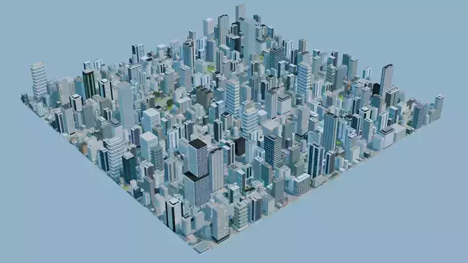 City Downtown Skyscraper Street 04 - DAY