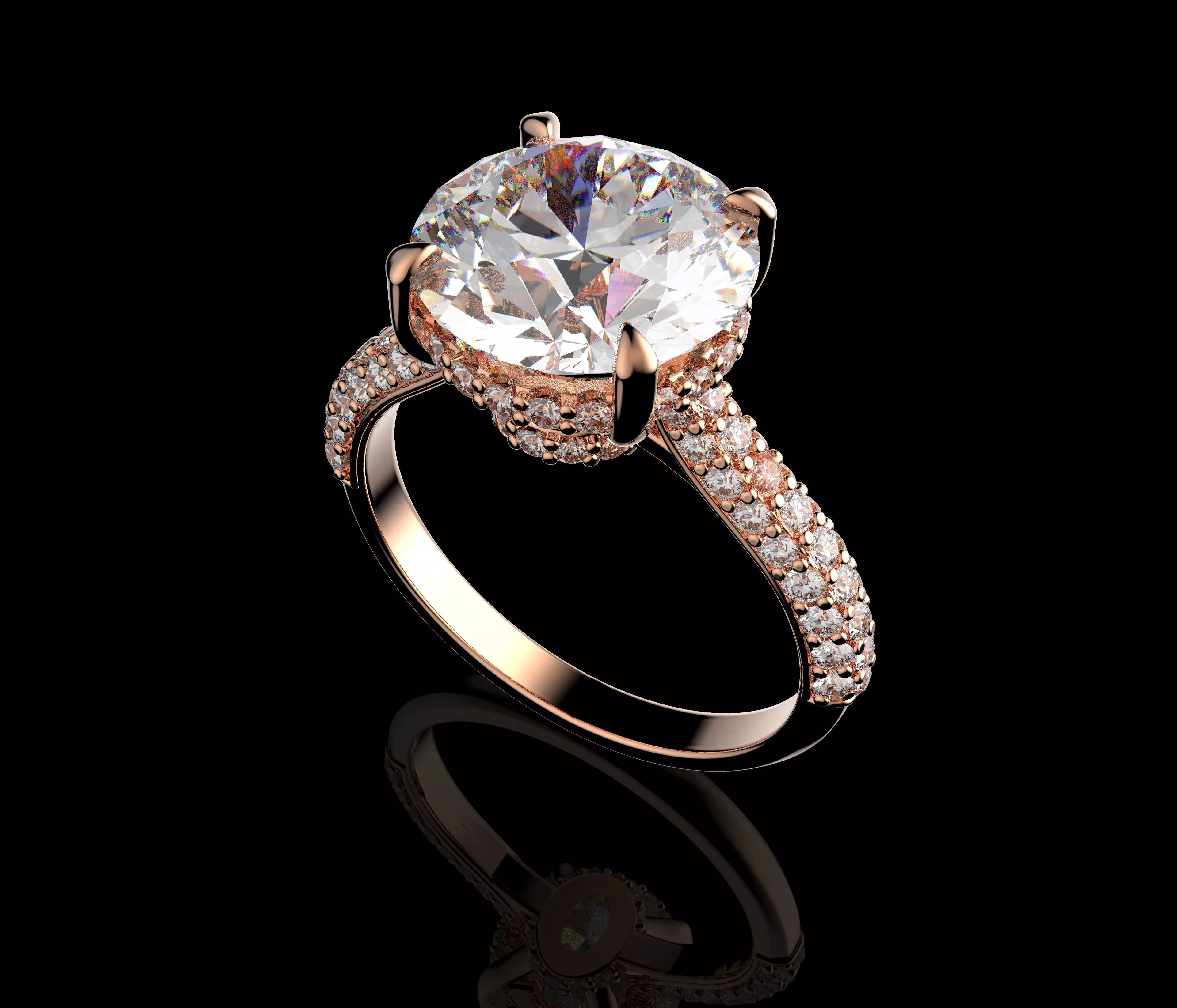 Gold N1563 3D print model_5