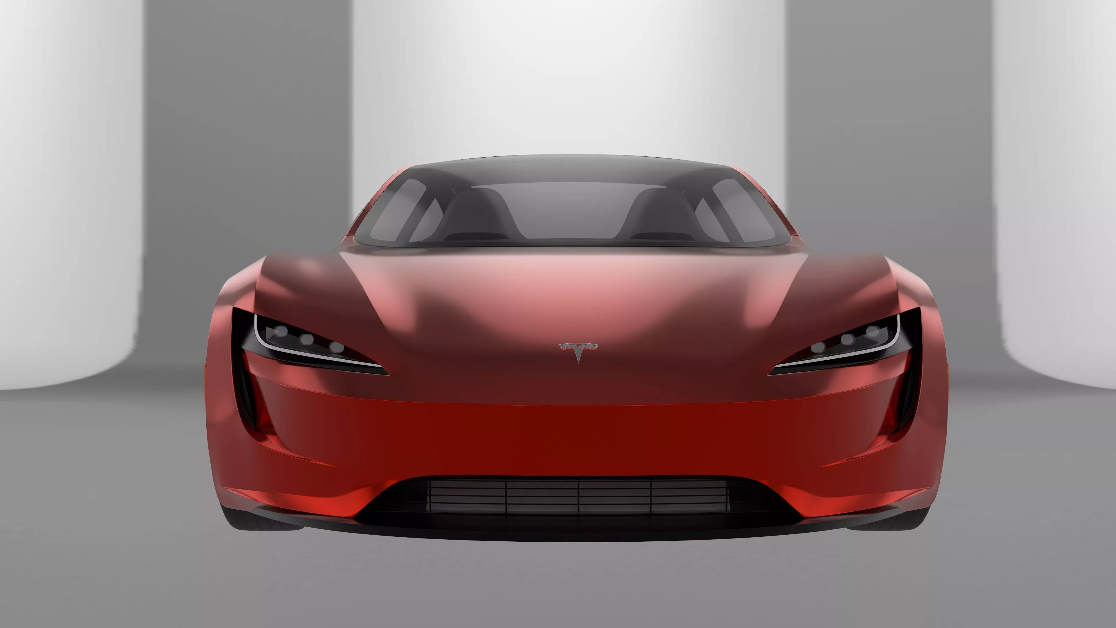 Tesla Roadster 2020 Low-poly 3D model