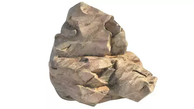 Sandstone rock cliff