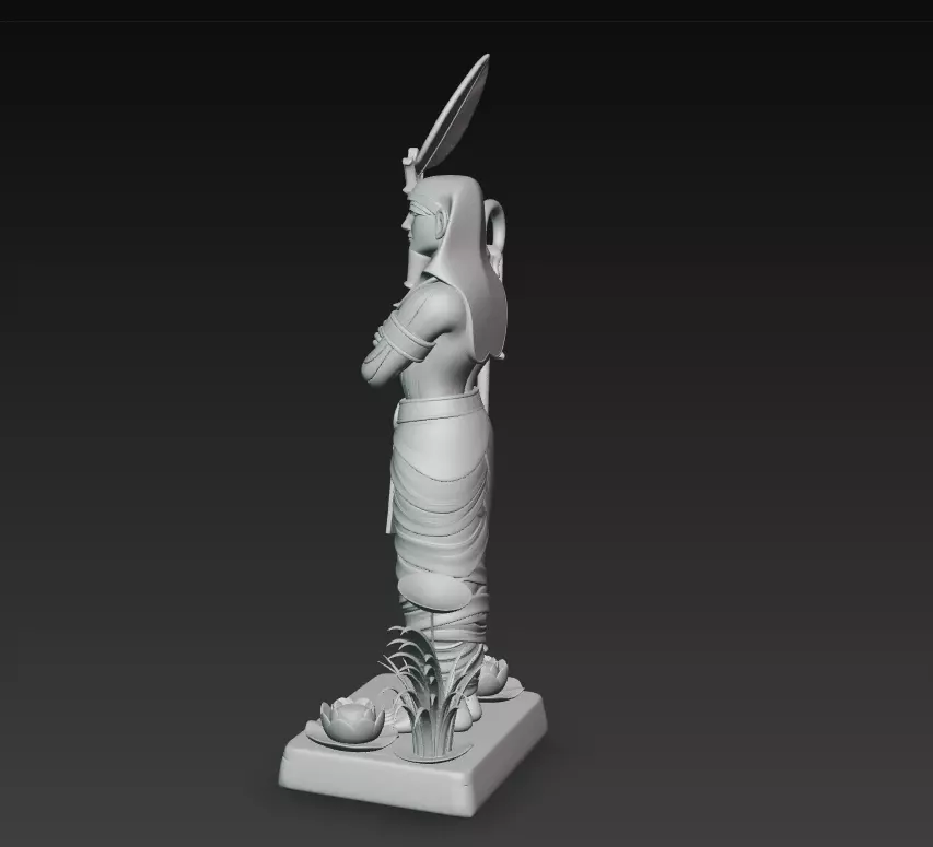 Osiris - Egyptian God of Resurrection and the Afterlife 3D Model 3D print model_10