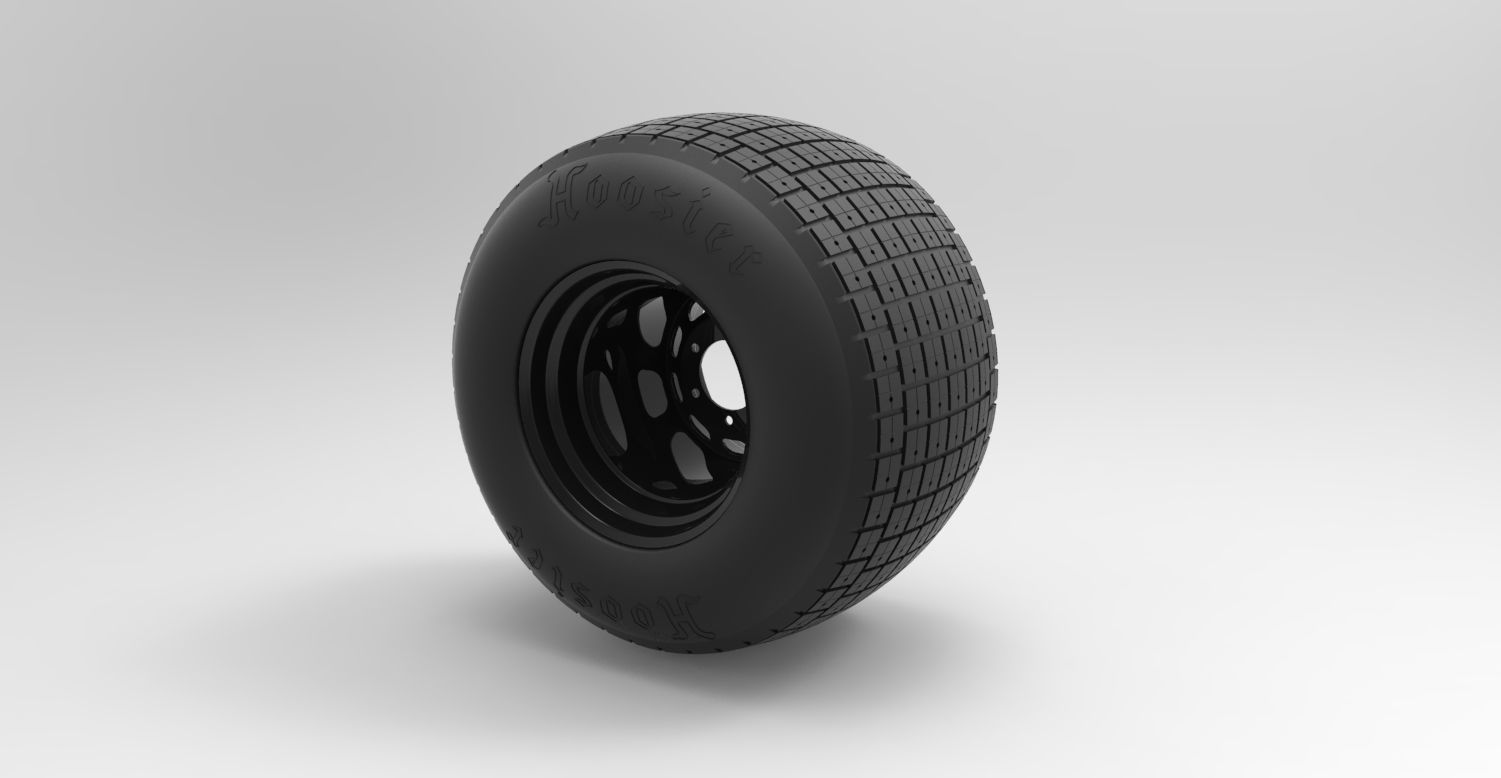 Wheel from Batpod 3D model_3