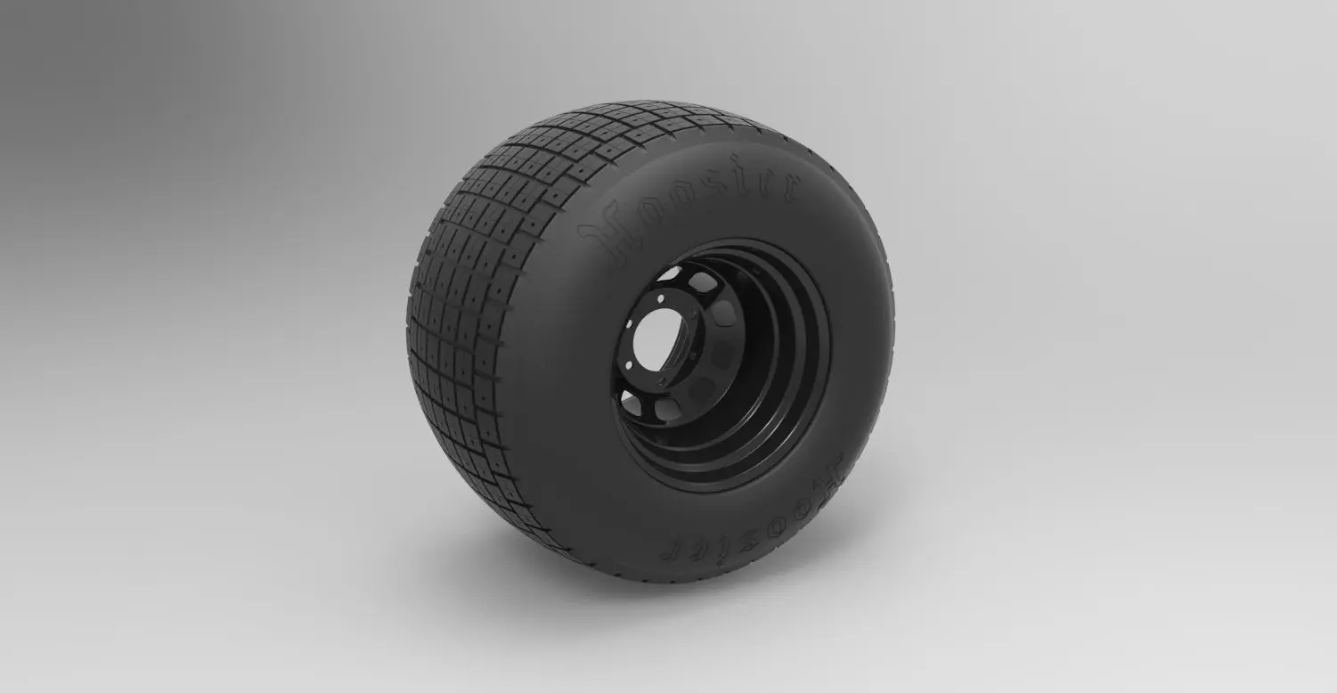 Wheel from Batpod 3D model_0