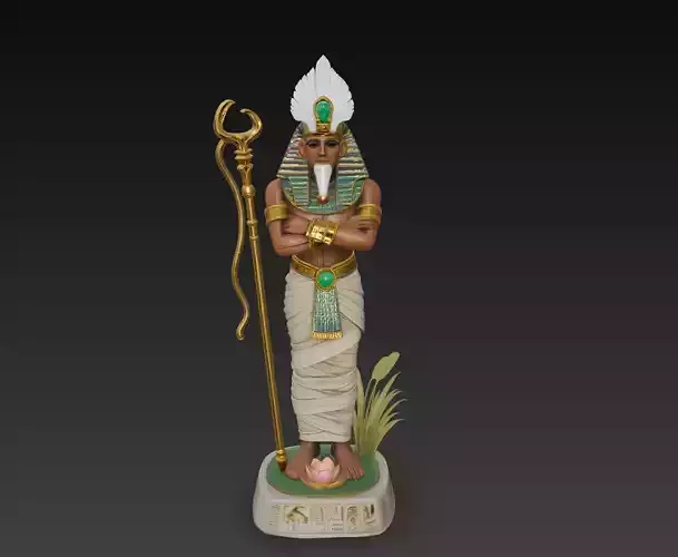 Osiris - Egyptian God of the Afterlife 3D Model