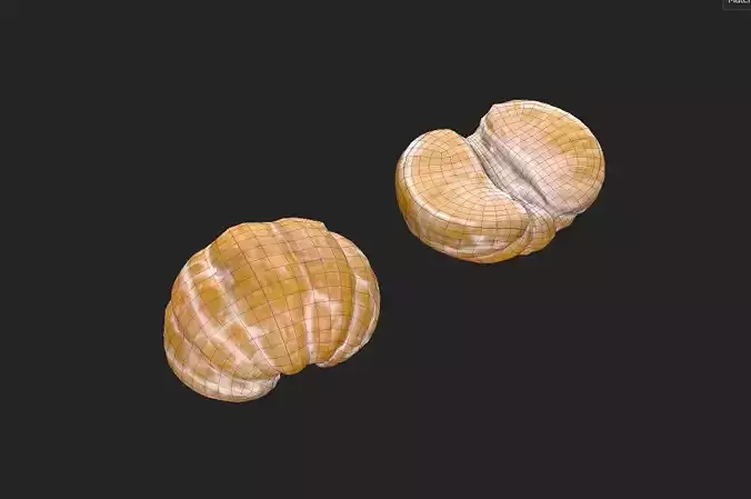 Tangerine M15 Low-poly 3D model 2