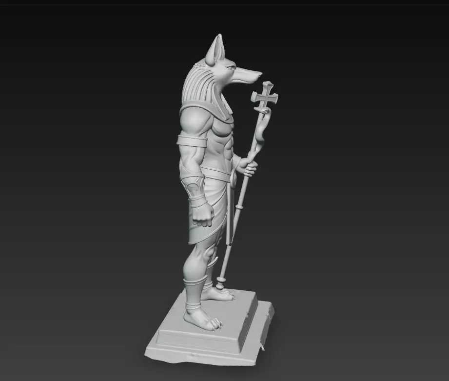Anubis - Guardian of the Afterlife 3D Model 3D print model_8