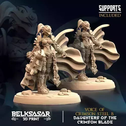 Paladin Voice of Crimson Steel B Nude and Normal