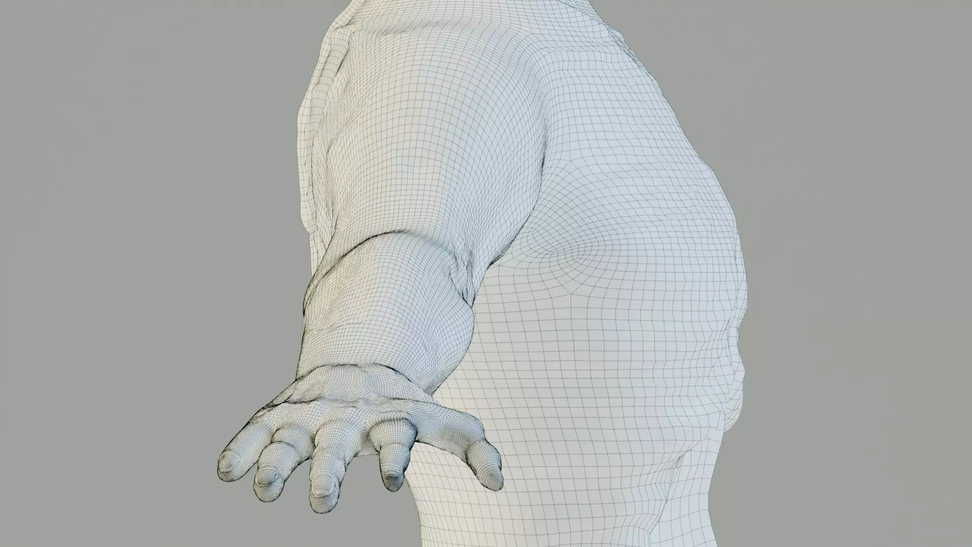 Realistic Zombie Game Ready And Animated 3D Model Low-poly 3D model_13