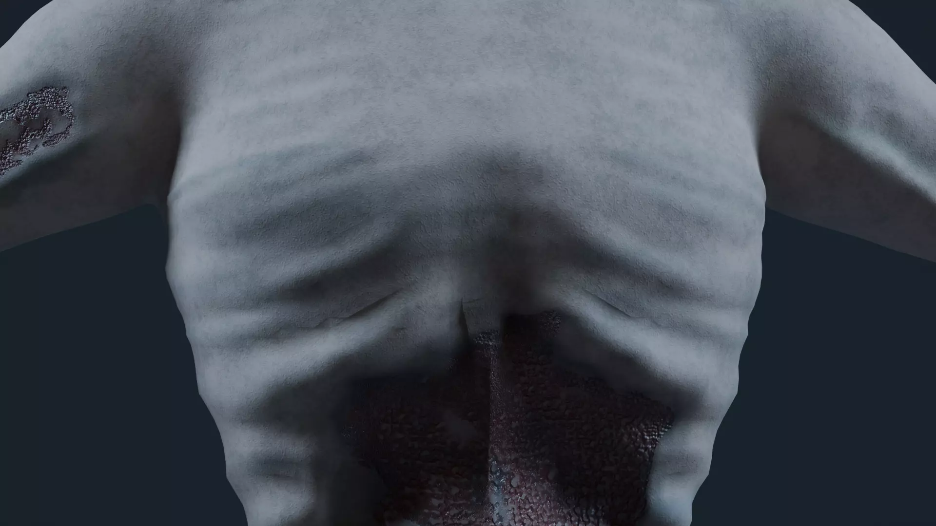 Realistic Zombie Game Ready And Animated 3D Model Low-poly 3D model_3