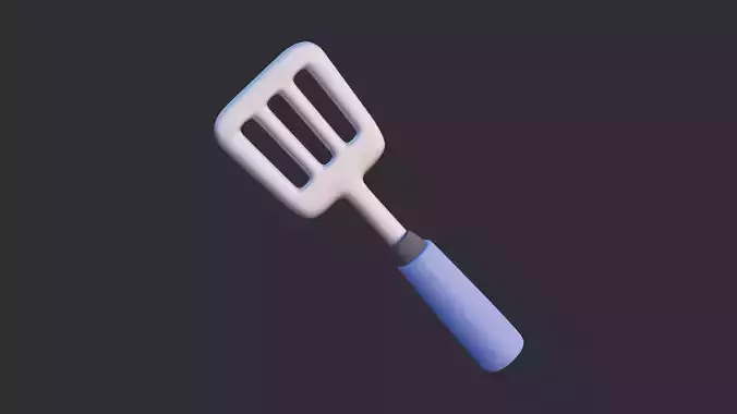 Low Poly Spatula