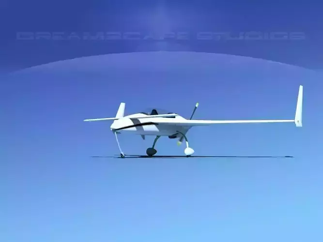 Rutan Long-EZ V09 3D model