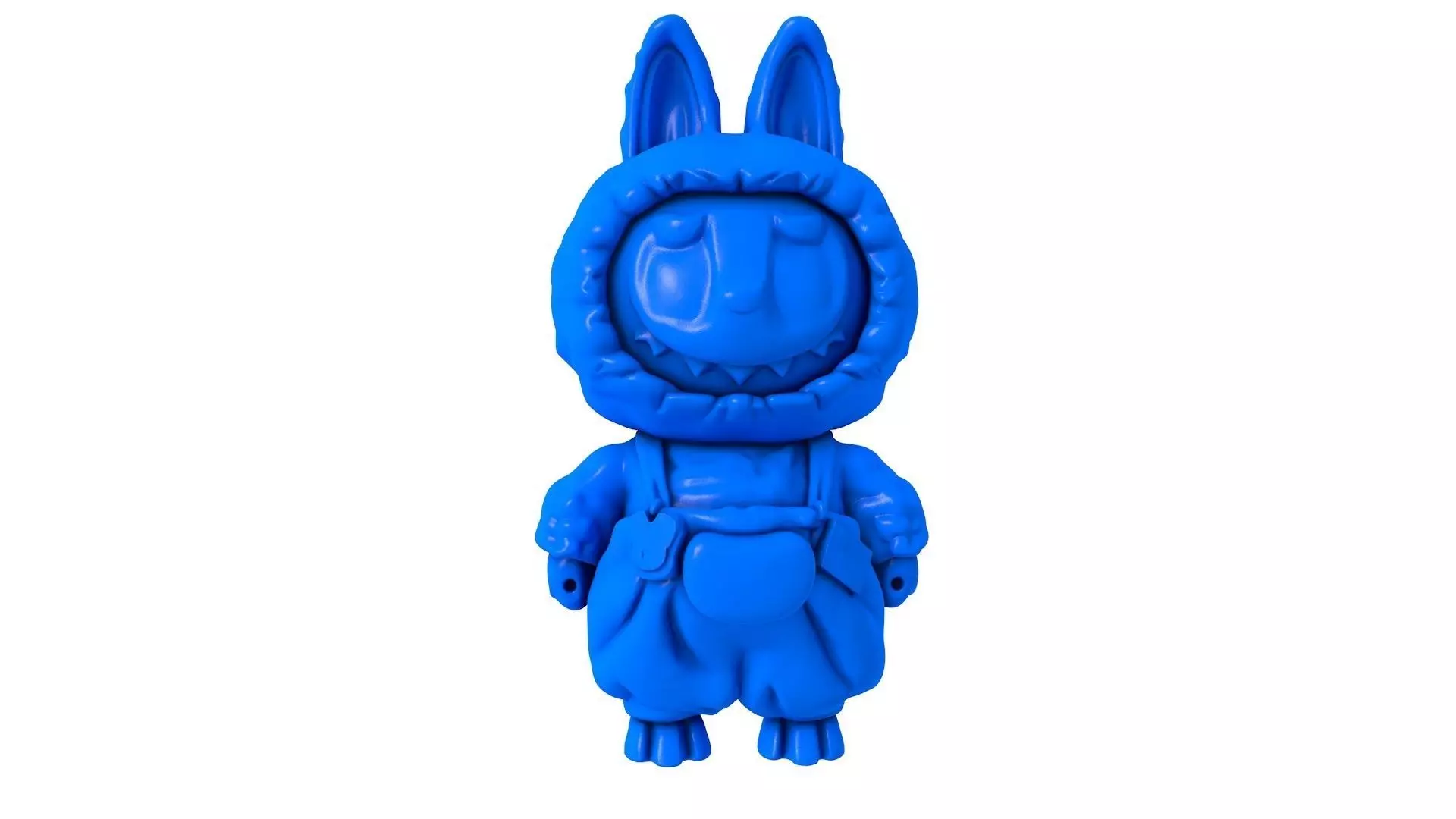 labubu - labubu stl - halloween labubu - pumpkin labubu 3D print model