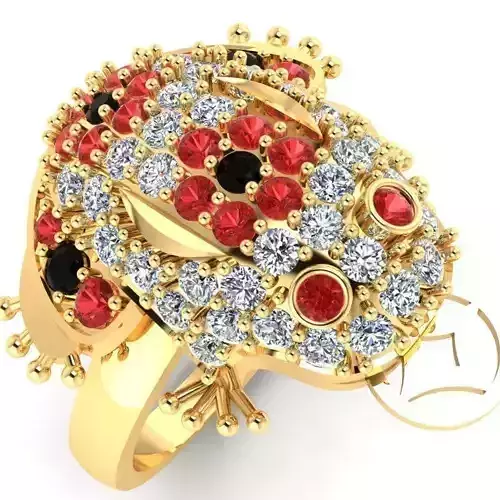 Toad ring 3D print model