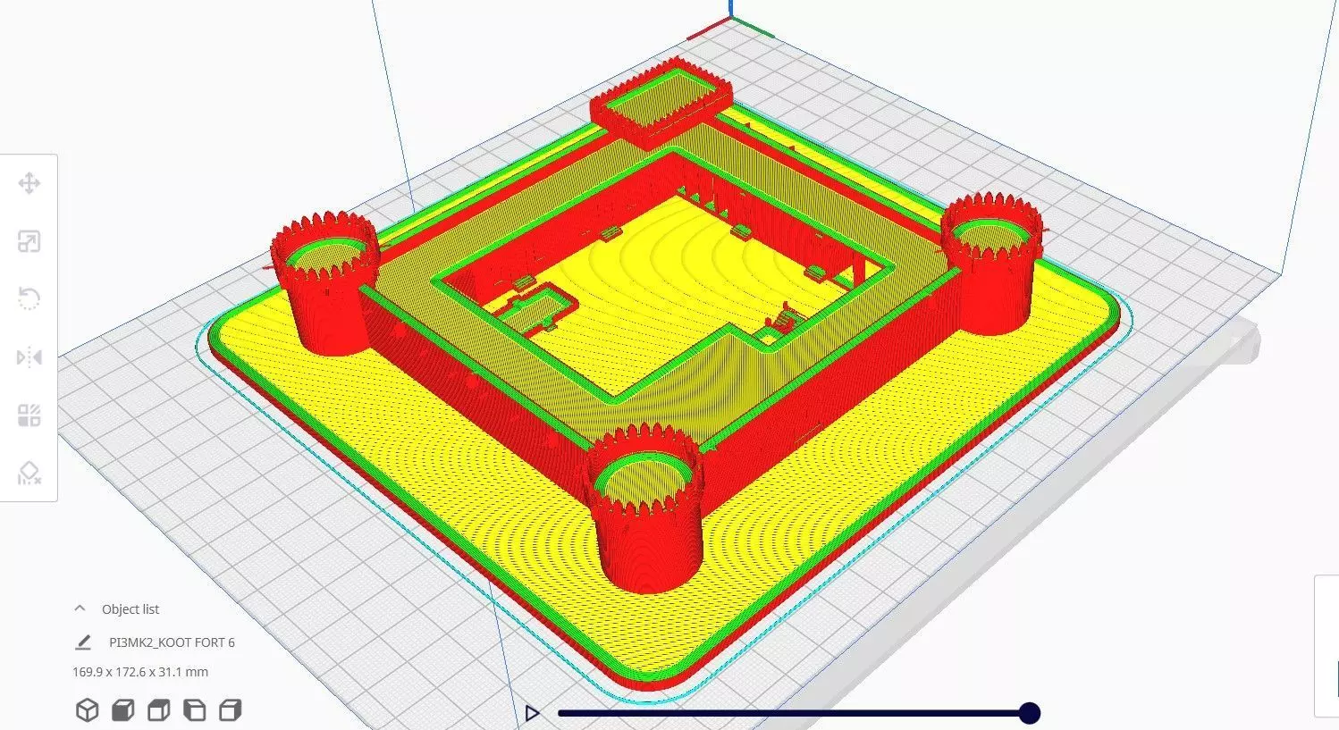 Al Koot Fort Qatar 3d Model  3D print model_7