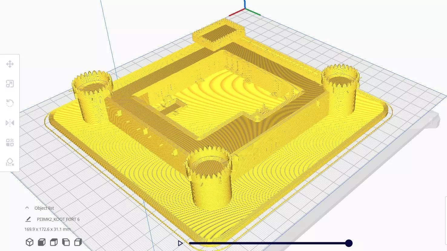 Al Koot Fort Qatar 3d Model  3D print model_6