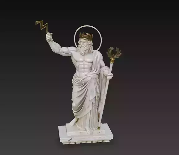 Zeus - Divine Ruler of Olympus 3D Model