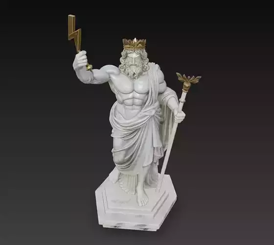 Zeus - King of Olympus 3D Model