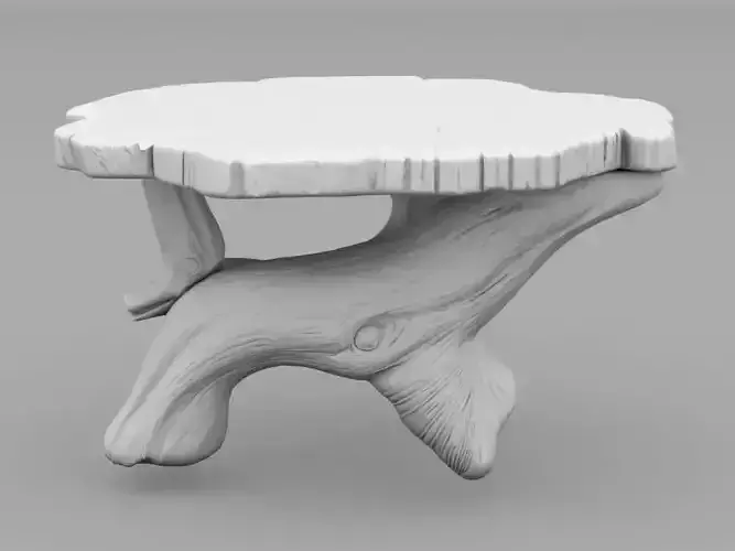 Rustic Tree Trunk Coffee Table