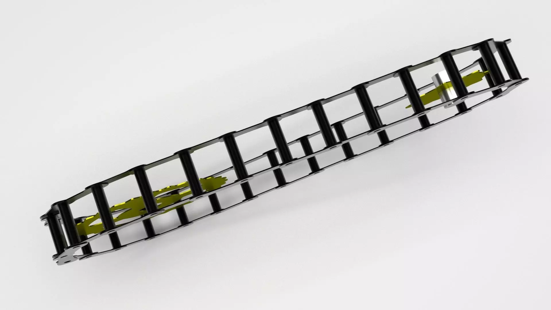 Benz Patent Motorwagen Chain 3D model_3