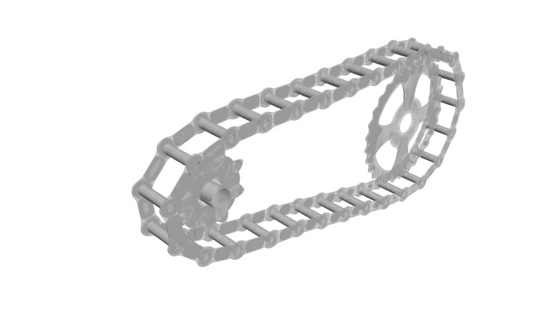 Benz Patent Motorwagen Chain 3D model_25
