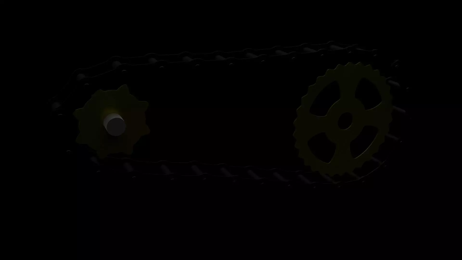 Benz Patent Motorwagen Chain 3D model_6