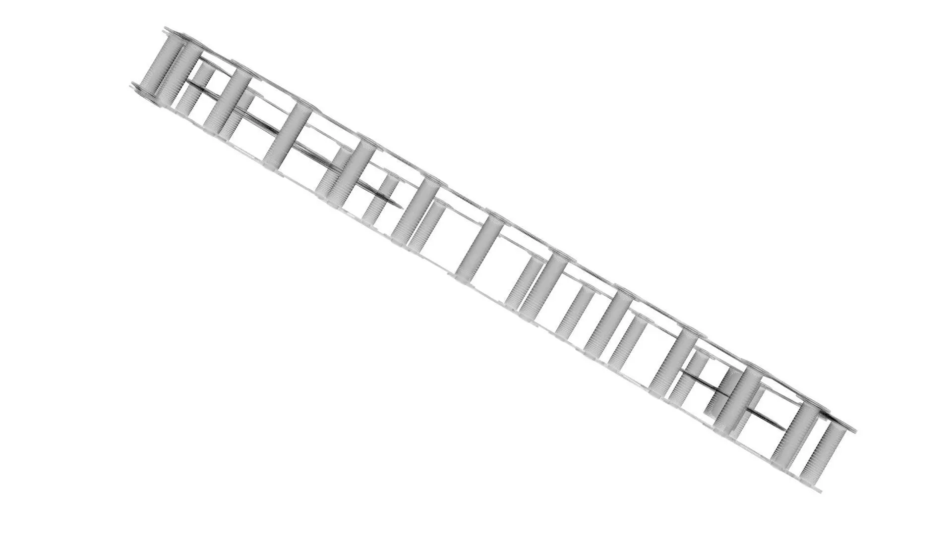 Benz Patent Motorwagen Chain 3D model_22