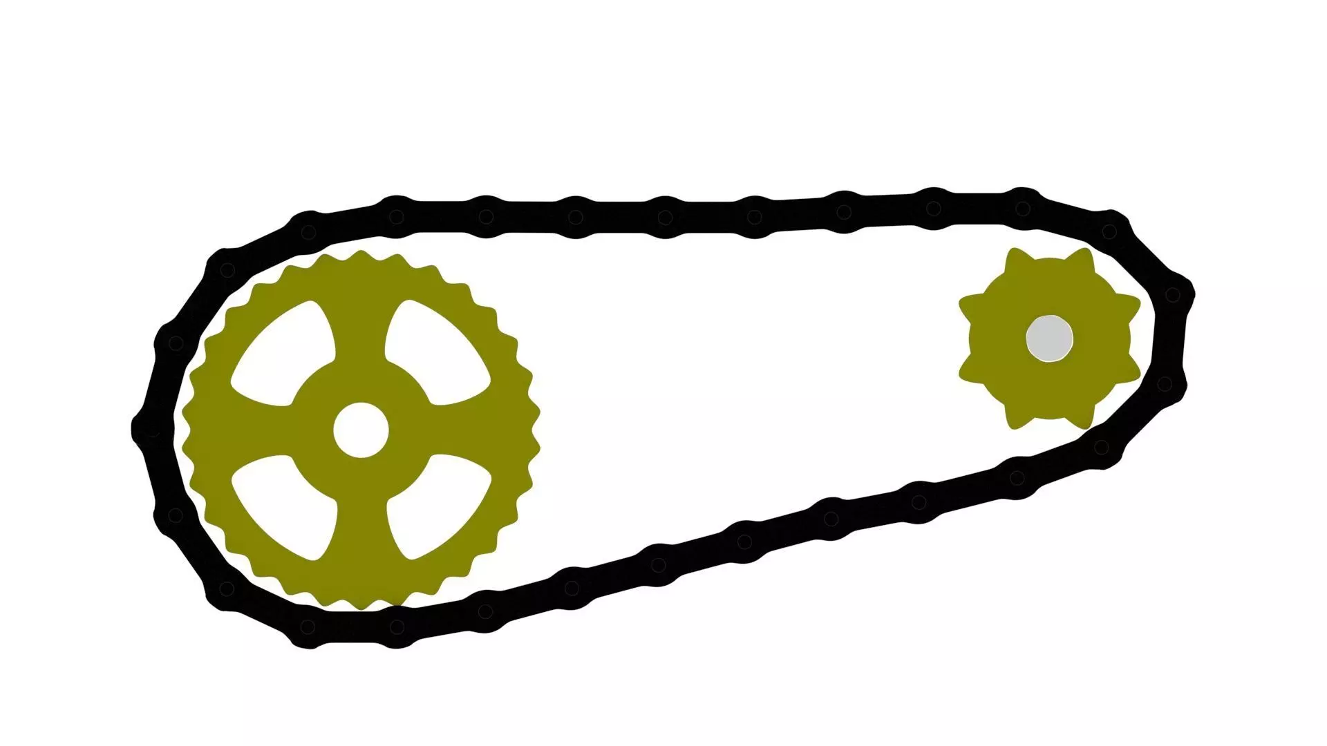 Benz Patent Motorwagen Chain 3D model_17