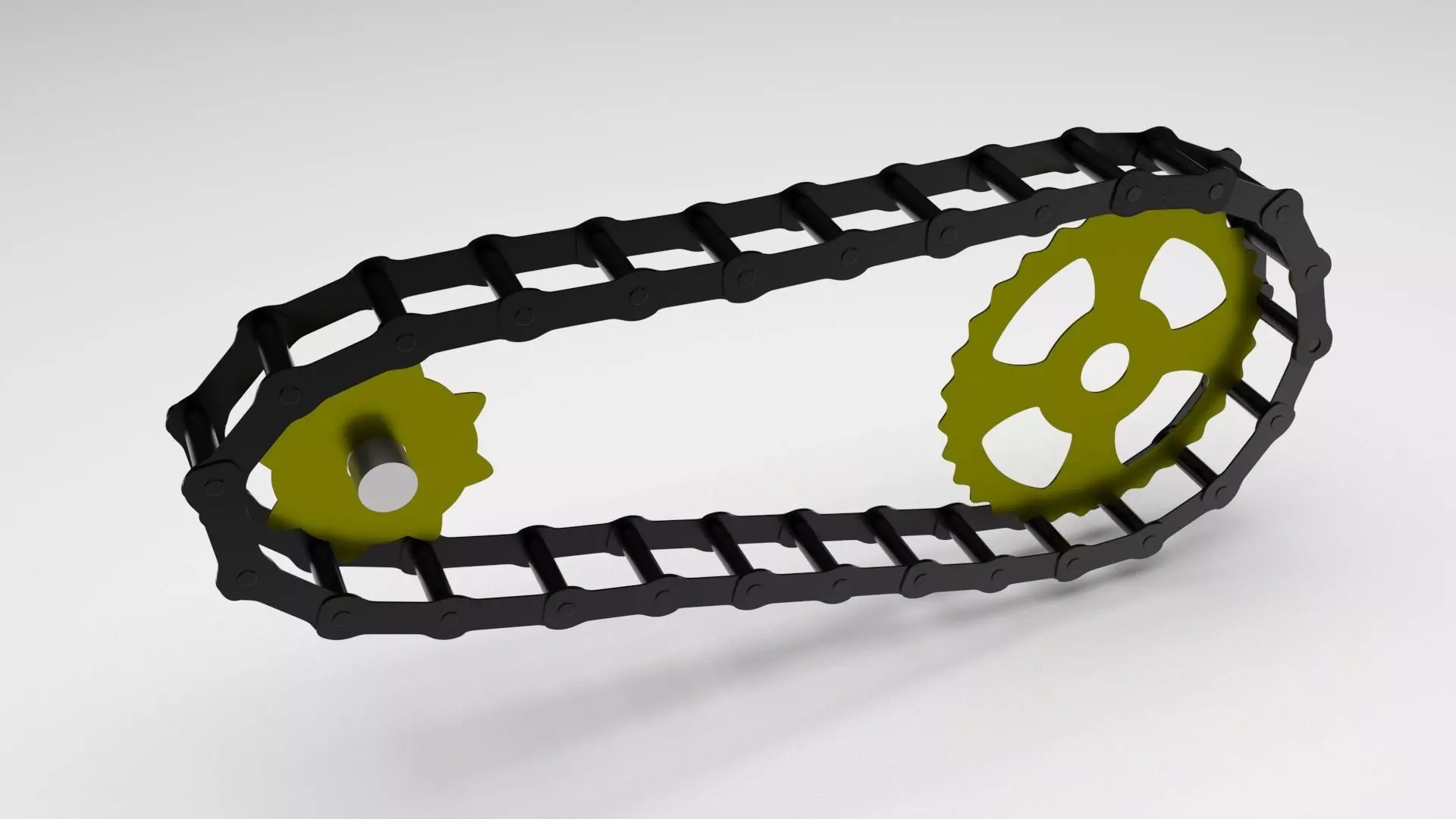 Benz Patent Motorwagen Chain 3D model_0