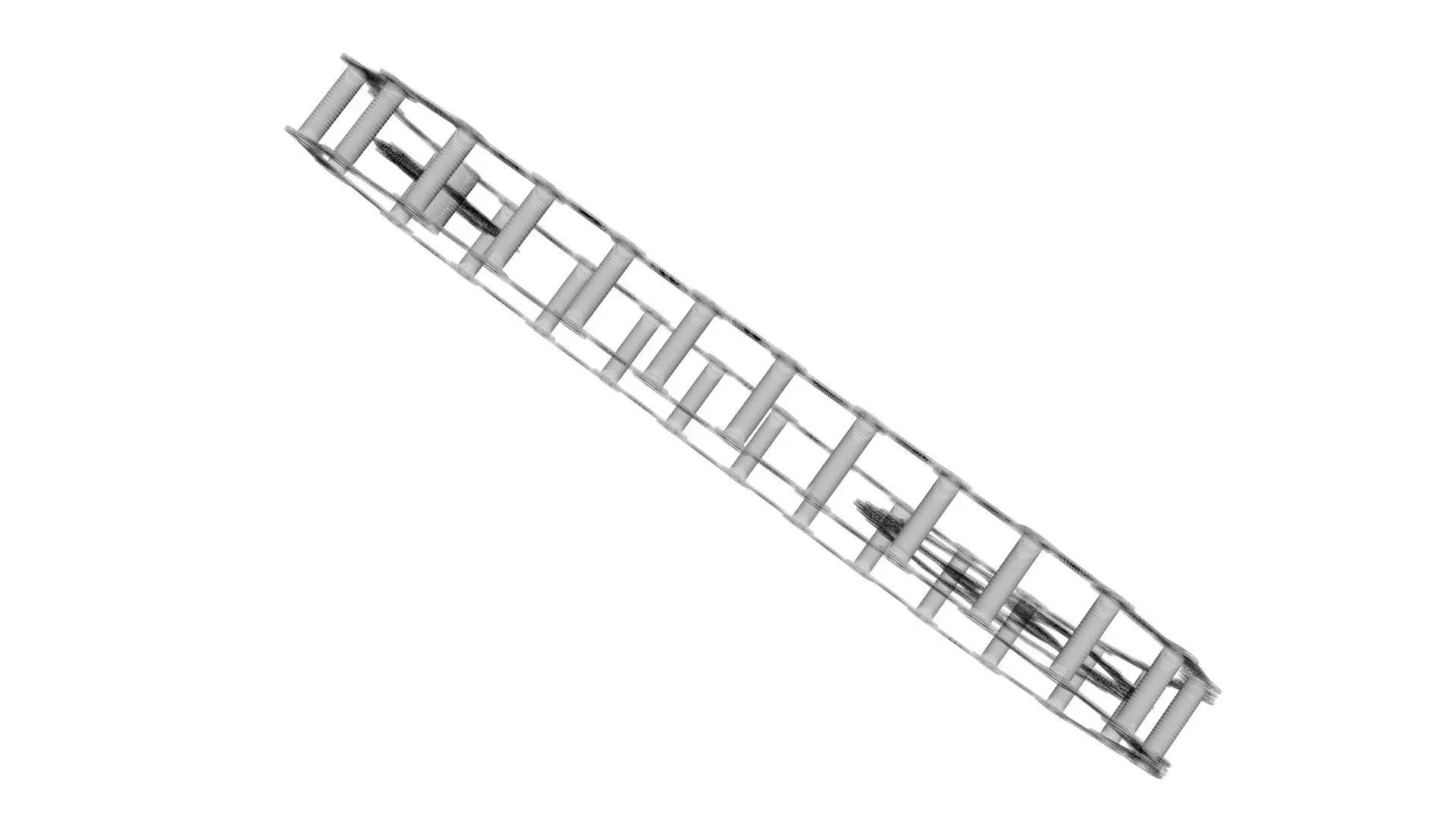 Benz Patent Motorwagen Chain 3D model_20