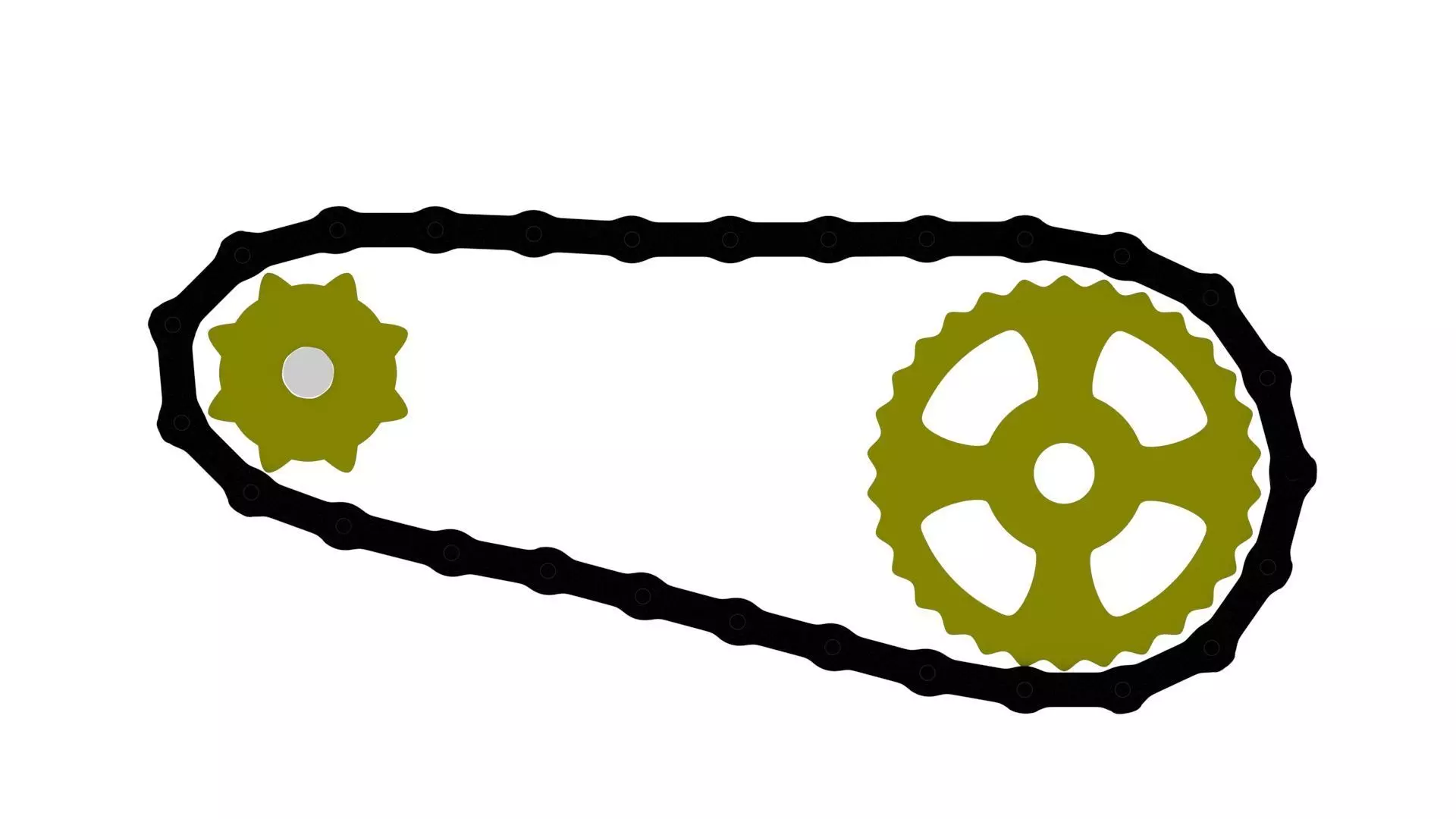 Benz Patent Motorwagen Chain 3D model_14