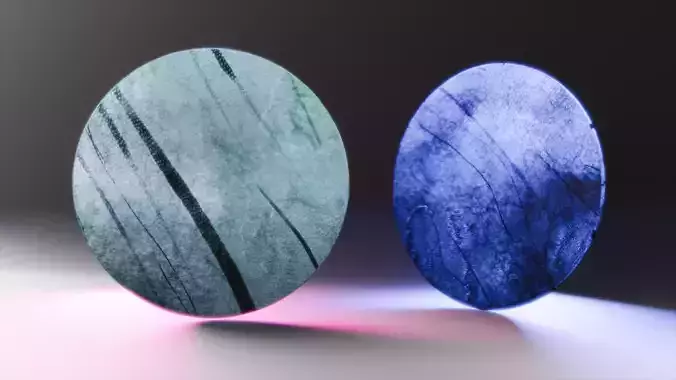 Wall PBR Texture Pack with Display Model Non Baked Multi Format