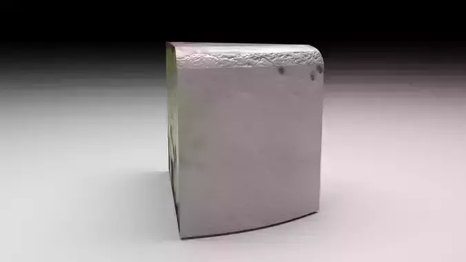 Mint Chocolate Cheesecake 3D model 5
