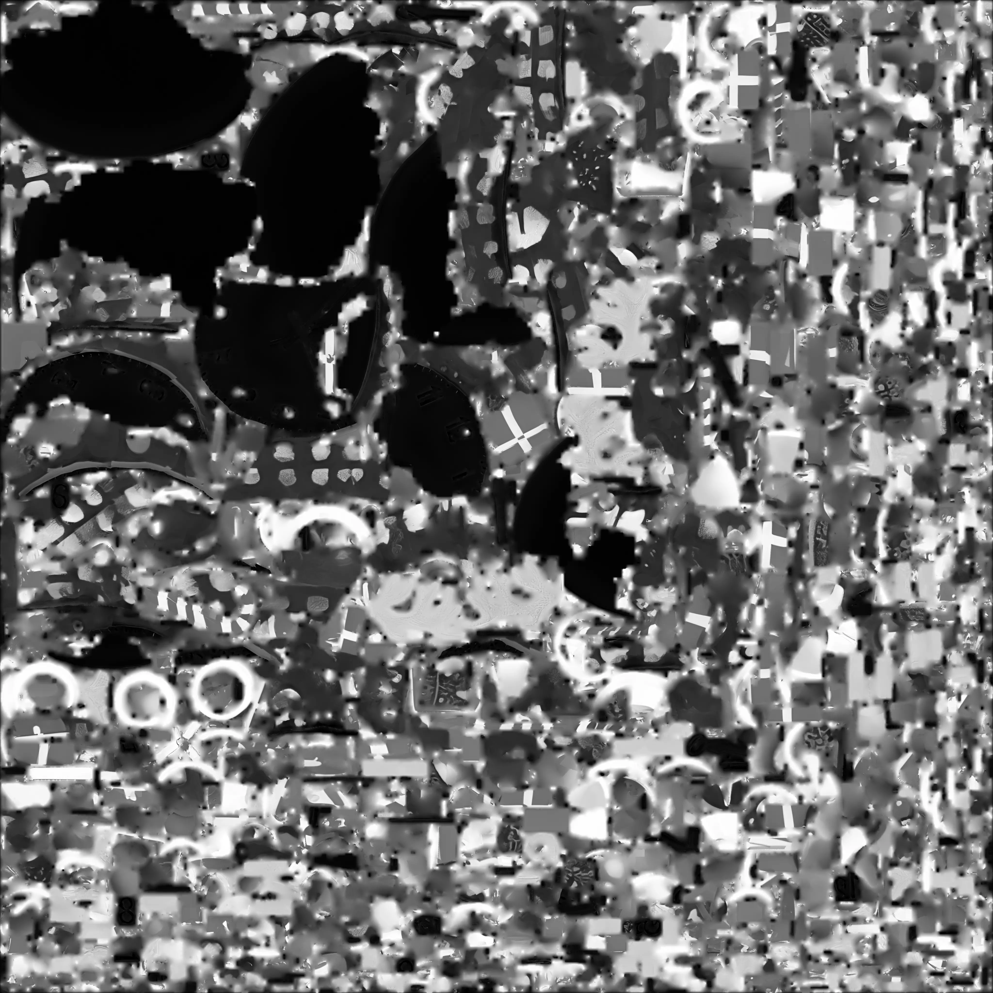 Christmas Wreath Clock 3D Model Festive Holiday Decor 3D model_2