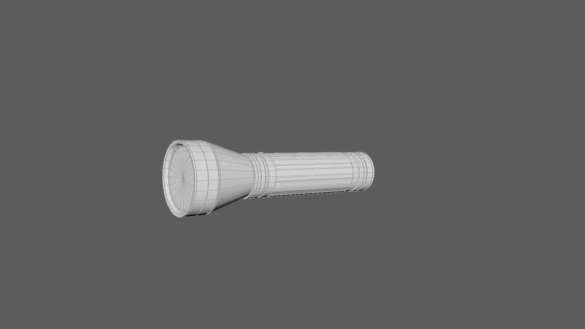 Flashlight  Low-poly 3D model_8