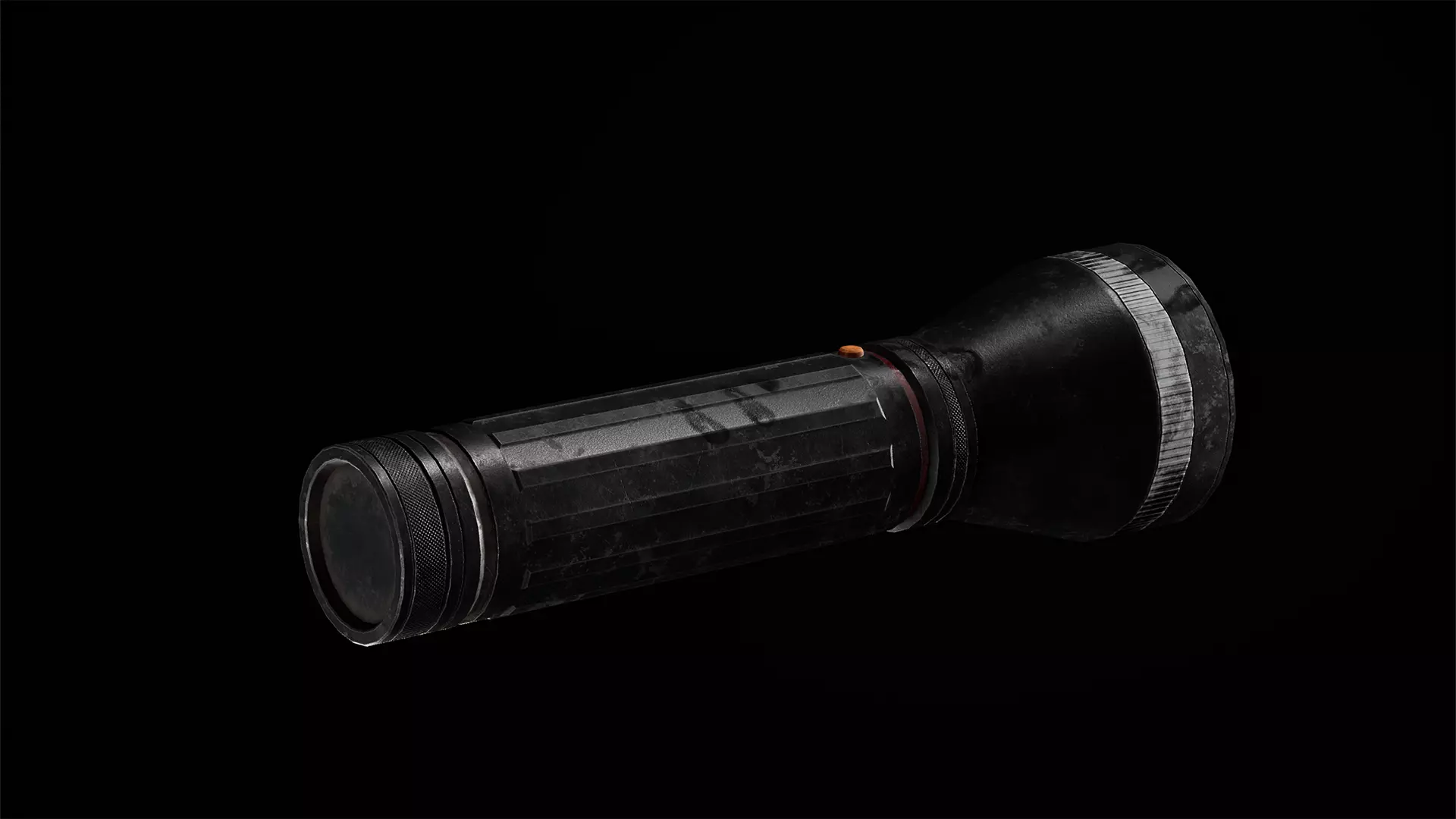 Flashlight  Low-poly 3D model_5