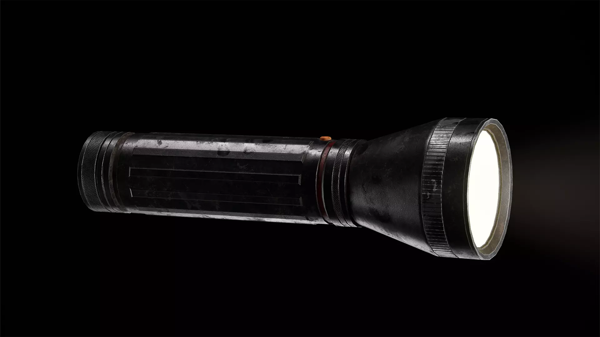 Flashlight  Low-poly 3D model_1